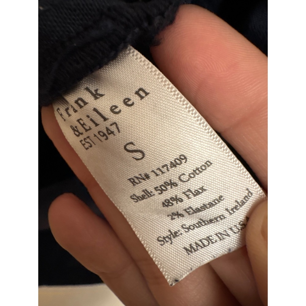 Frank & Eileen Ireland Utility Dress In Navy Size Small - Picture 6 of 8